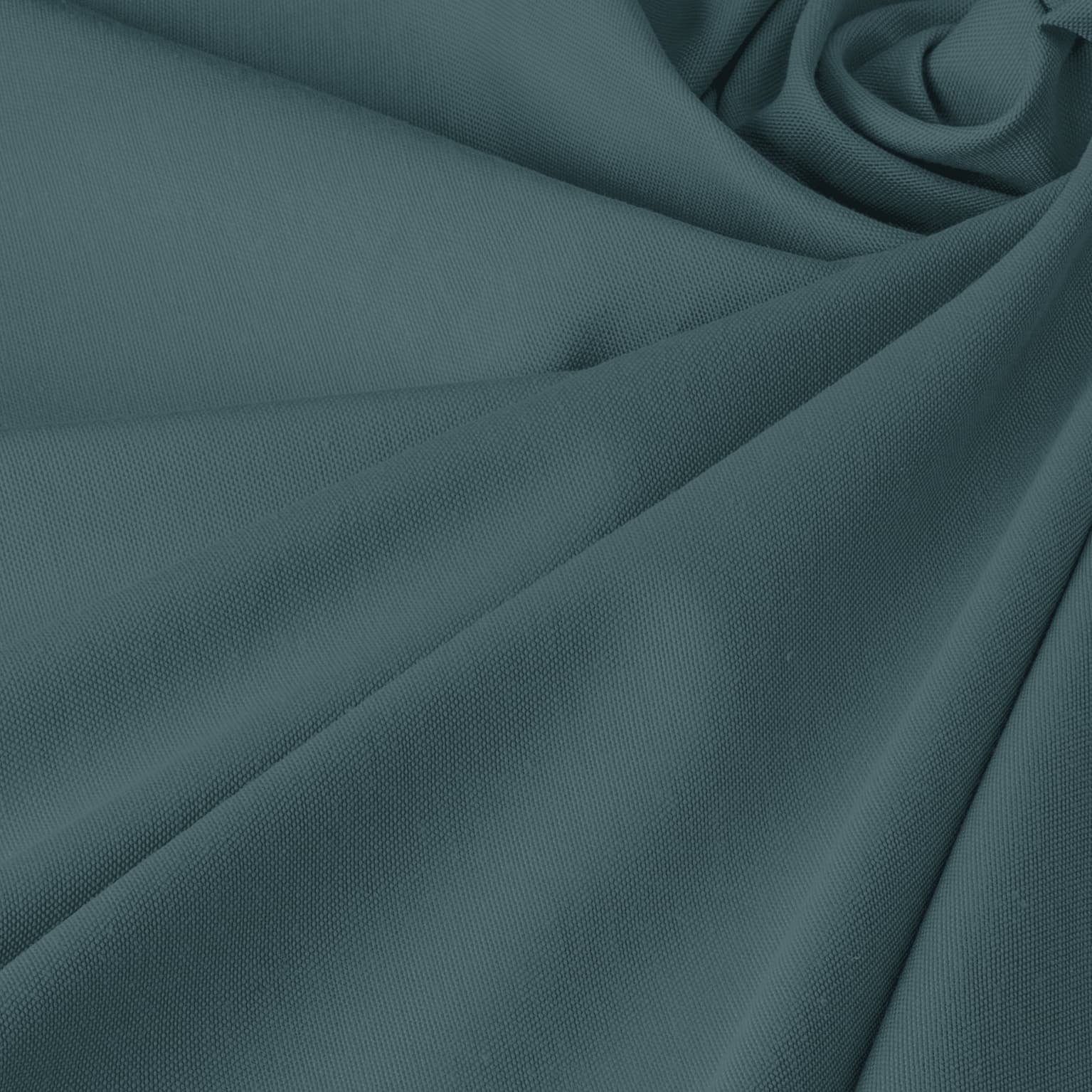 Декоративна однотонна тканина сіро-синього кольору Туреччина DRM-4949 — фото 1